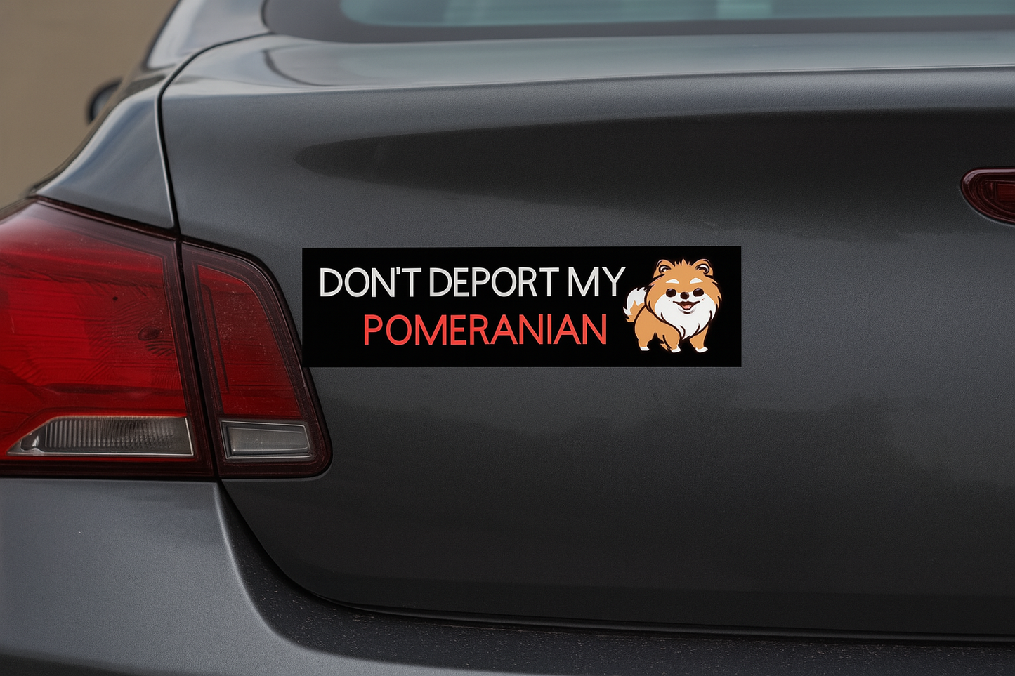 Custom “Don’t Deport My ___” Bumper Sticker – Choose Your Dog Breed – Personalized Vinyl Label